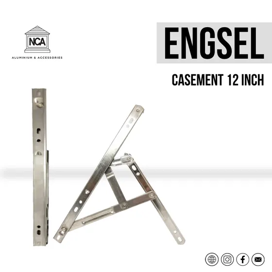 Engsel casement 12 inci