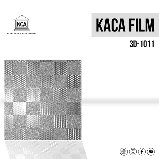 Kaca Film Dekoratif, 3D, dan One Way