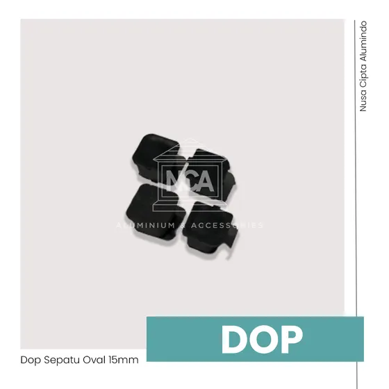 Dop sepatu oval 15 mm
