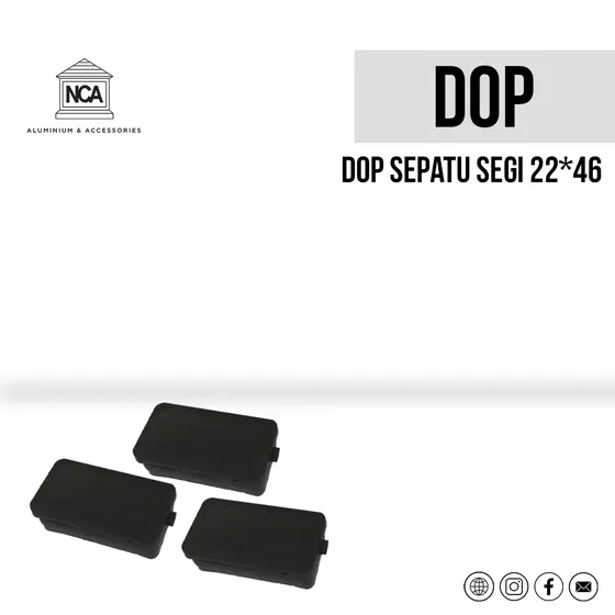 Dop sepatu segi 22×46