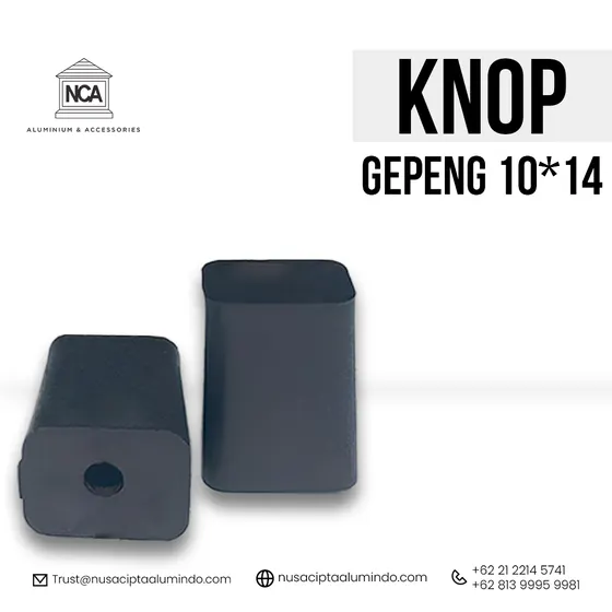 Knop gepeng 10×14