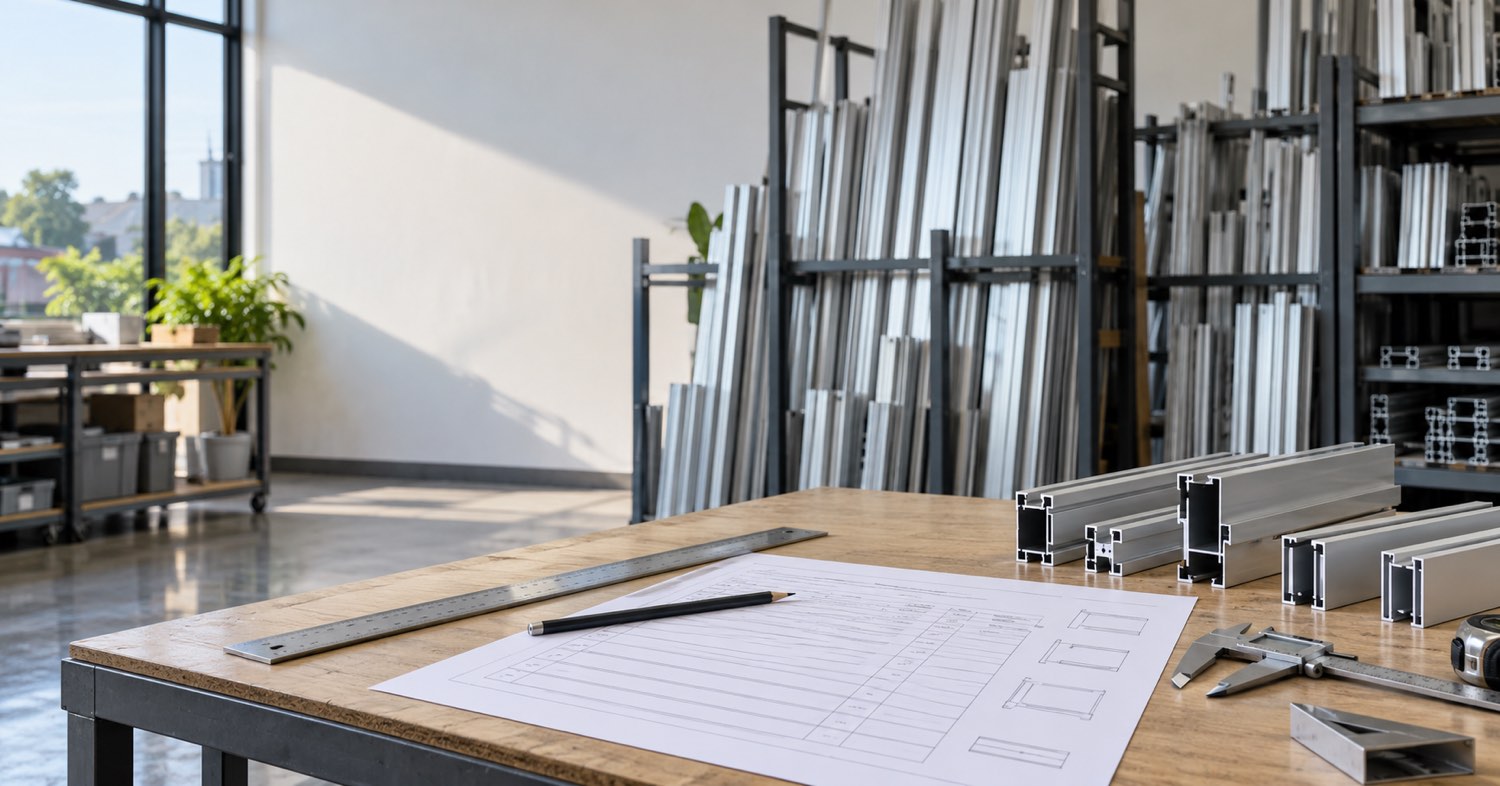 Cara Menyusun Cutting List Profil Aluminium untuk Proyek