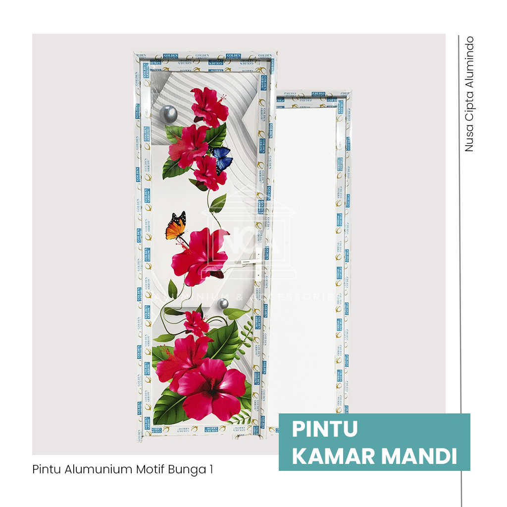 PINTU ALUMINIUM BUNGA