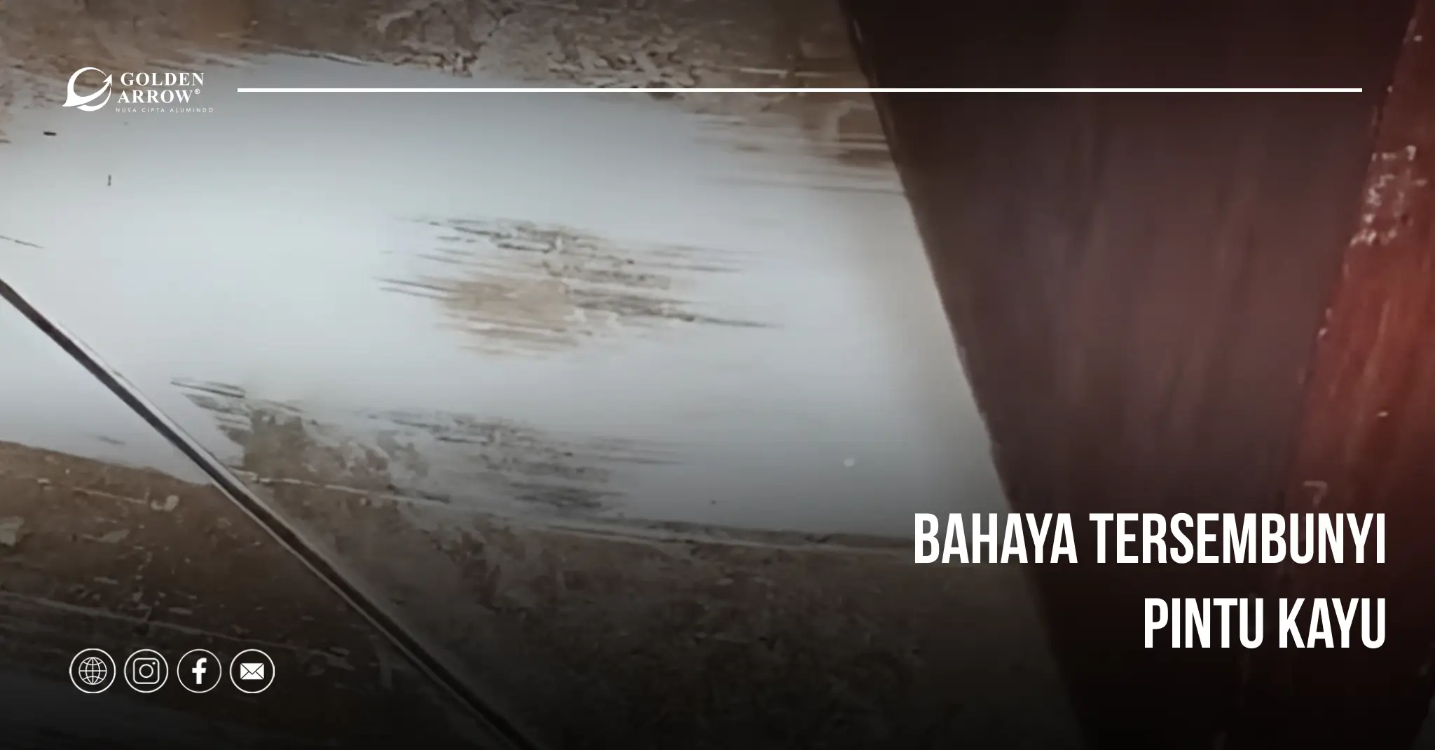 Bahaya Tersembunyi Pintu Kayu Saat Musim Hujan yang Jarang Disadari